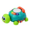 LEAN TOYS Teléfono interactivo tortuga de aprendizaje 6en1 luces sonidos verde