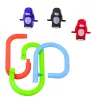 LEAN TOYS Set interactivo de tobogán de pingüino para niños