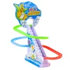 LEAN TOYS Set interactivo de tobogán de pingüino para niños