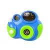 LEAN TOYS Cámara de fotos interactiva para bebés con melodías de luz y sonido, color azul
