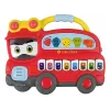 LEAN TOYS Piano interactivo bomberos sonidos de animales vehículos y melodías