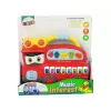 LEAN TOYS Piano interactivo bomberos sonidos de animales vehículos y melodías