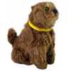 LEAN TOYS Perro de peluche interactivo con pelo suave acaricia su cabeza y descubre sus funciones