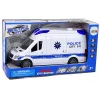 LEAN TOYS Coche de policía con radio interactivo efectos de luz y sonido puertas que se abren