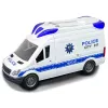 LEAN TOYS Coche de policía con radio interactivo efectos de luz y sonido puertas que se abren
