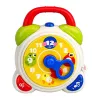 LEAN TOYS Despertador sensorial interactivo para niños pequeños con luz y sonido - diseño zorro, recargable por USB-C