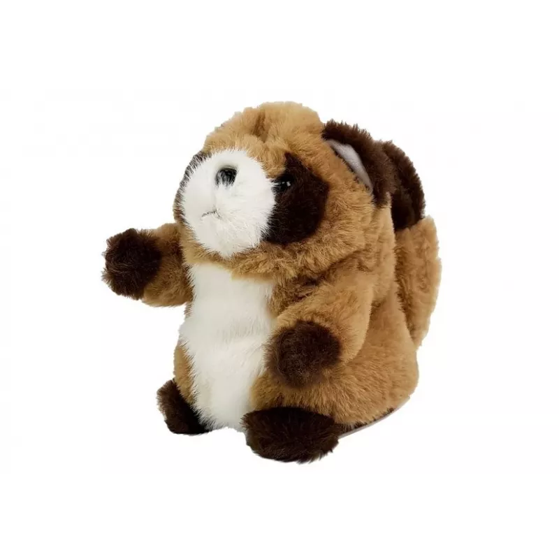 LEAN TOYS Peluche interactivo mapache para repetir