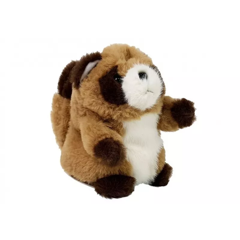 LEAN TOYS Peluche interactivo mapache para repetir