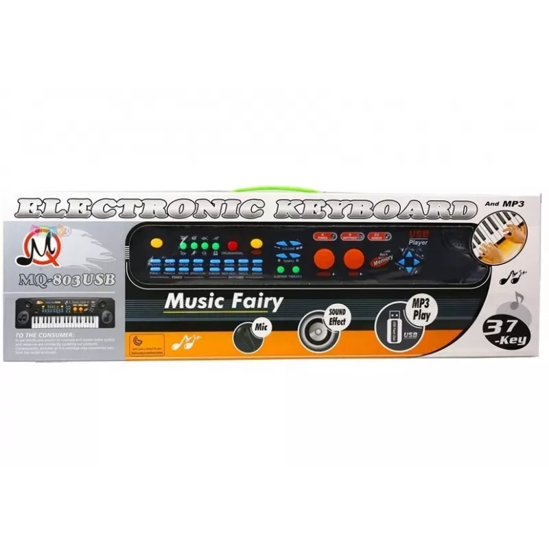 LEAN TOYS Teclado con micrófono Juguete educativo multifuncional