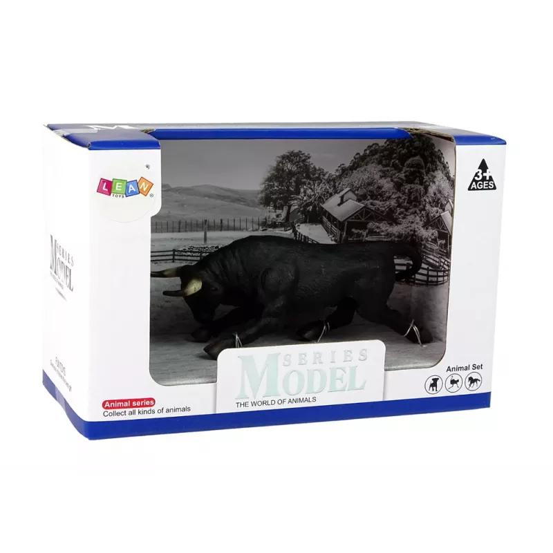 LEAN TOYS Figura de colección grande toro Animals of the World