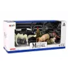 LEAN TOYS Set grande de figuras de animales de granja + granjero y granja 10 piezas