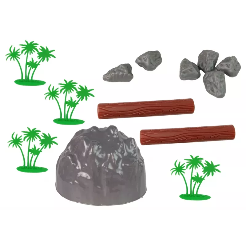 LEAN TOYS Gran set de figuras animales salvajes safari + accesorios 34 elementos