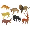 LEAN TOYS Gran set de figuras animales salvajes safari + accesorios 34 elementos