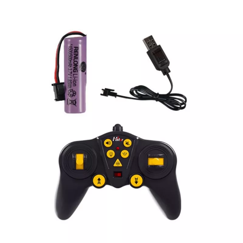Camión grúa Lora grande LEAN TOYS radiocontrol RC 2.4G 6CH rojo