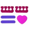 LEAN TOYS Set grande de esmaltes de uñas esmaltes pegatinas separadores de dedos
