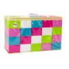 Bloques de construcción grandes y alargados LEAN TOYS en bolsa con pegatinas de colores – 20 piezas