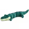 LEAN TOYS Gran cocodrilo de peluche mascota peluche realista verde 150 cm