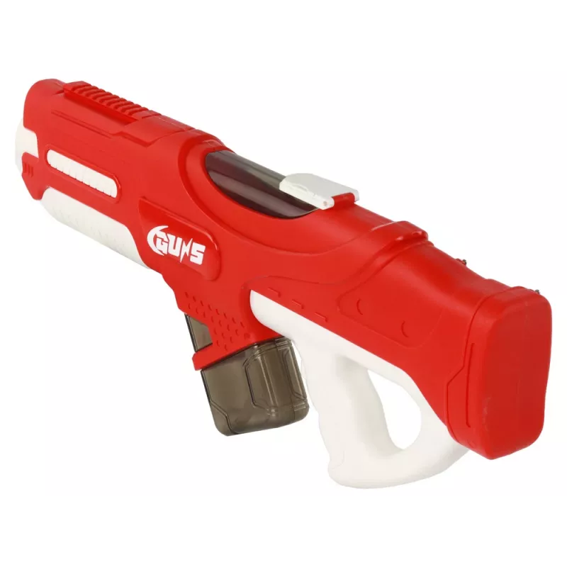 LEAN TOYS Gran pistola de agua roja 750ml con gafas