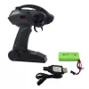 LEAN TOYS coche deportivo todoterreno teledirigido grande RC plata 1:8