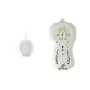 LEAN TOYS Gran araña RC teledirigida, a pilas, blanca y gris