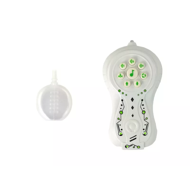 LEAN TOYS Gran araña RC teledirigida, a pilas, blanca y gris