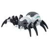 LEAN TOYS Gran araña RC teledirigida, a pilas, blanca y gris