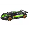 LEAN TOYS Coche deportivo teledirigido grande 1:10 verde y negro