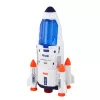 LEAN TOYS Gran set espacial UFO cohetes rover vehículos nave alienígena 8 piezas