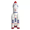 LEAN TOYS Gran set espacial UFO cohetes rover vehículos nave alienígena 8 piezas