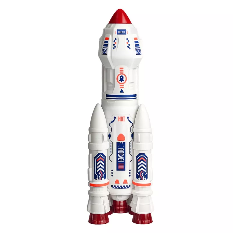LEAN TOYS Gran set espacial UFO cohetes rover vehículos nave alienígena 8 piezas