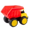 LEAN TOYS volquete grande para niños vehículo de obra de arena rojo-amarillo