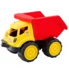 LEAN TOYS volquete grande para niños vehículo de obra de arena rojo-amarillo
