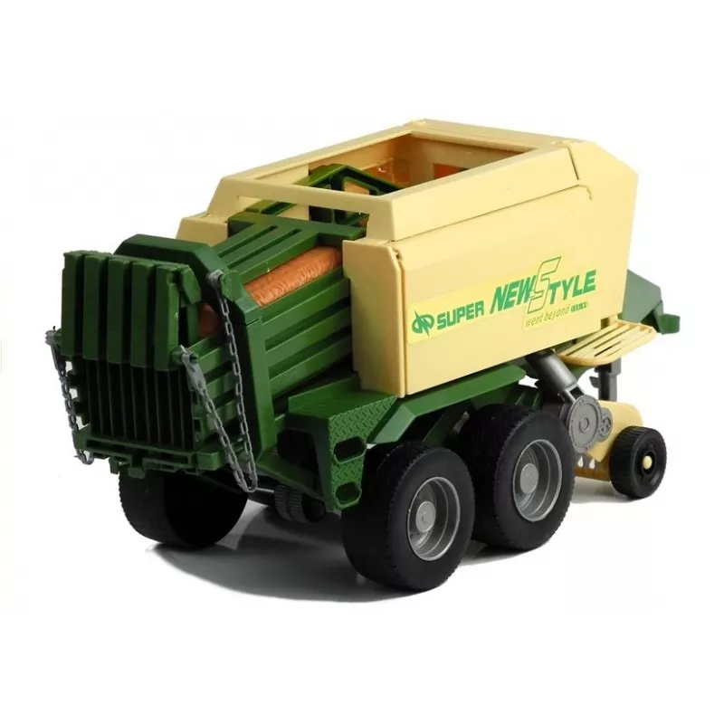 LEAN TOYS Gran tractor con remolque, máquina agrícola, 65 cm