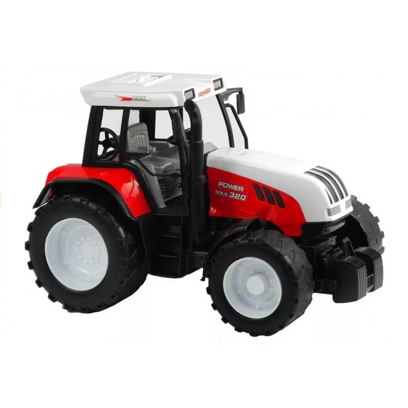 LEAN TOYS Gran tractor con remolque, máquina agrícola, 65 cm