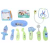 LEAN TOYS Little Doctor Kit médico en maletín con luces azul y sonidos
