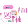 LEAN TOYS Little Doctor botiquín médico en maletín con luz y sonido rosa