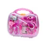 LEAN TOYS Little Doctor botiquín médico en maletín con luz y sonido rosa