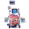 LEAN TOYS Pequeño set de médico carrito médico rayos X ECG luces rosa 16 uds.