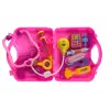 LEAN TOYS Set de pequeño doctor Maletín Rosa Estetoscopio