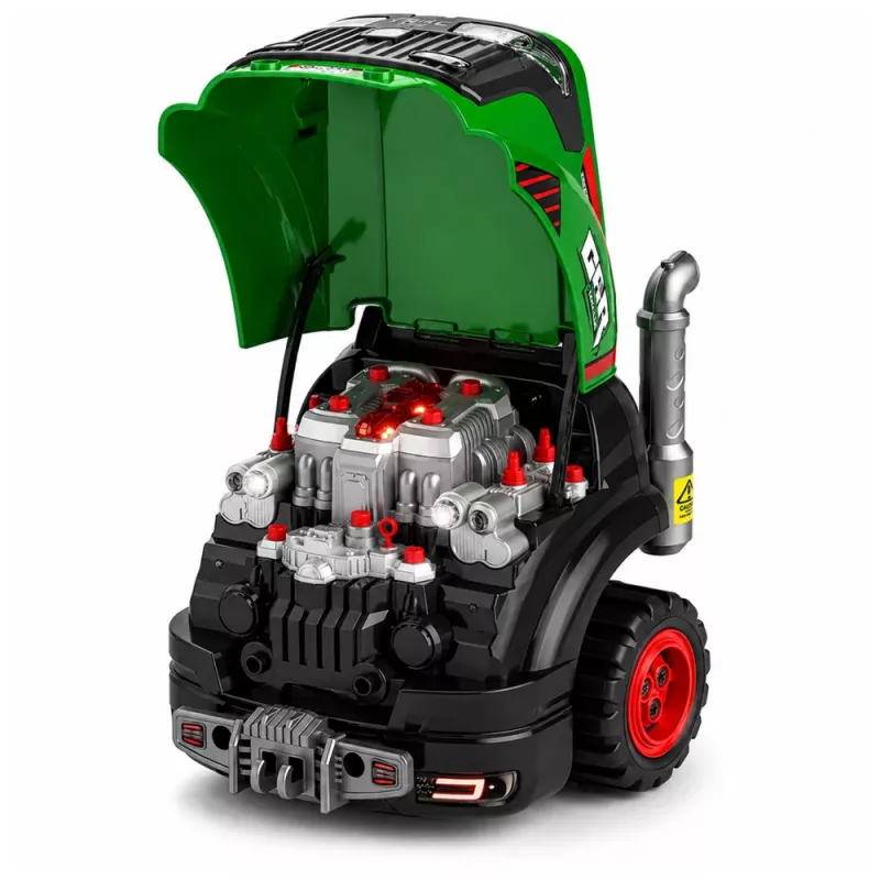 LEAN TOYS Little Handyman's Tractor desmontable con luces, sonidos y vapor