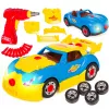LEAN TOYS Pequeño mecánico: coche desmontado, destornillador, luces, sonidos