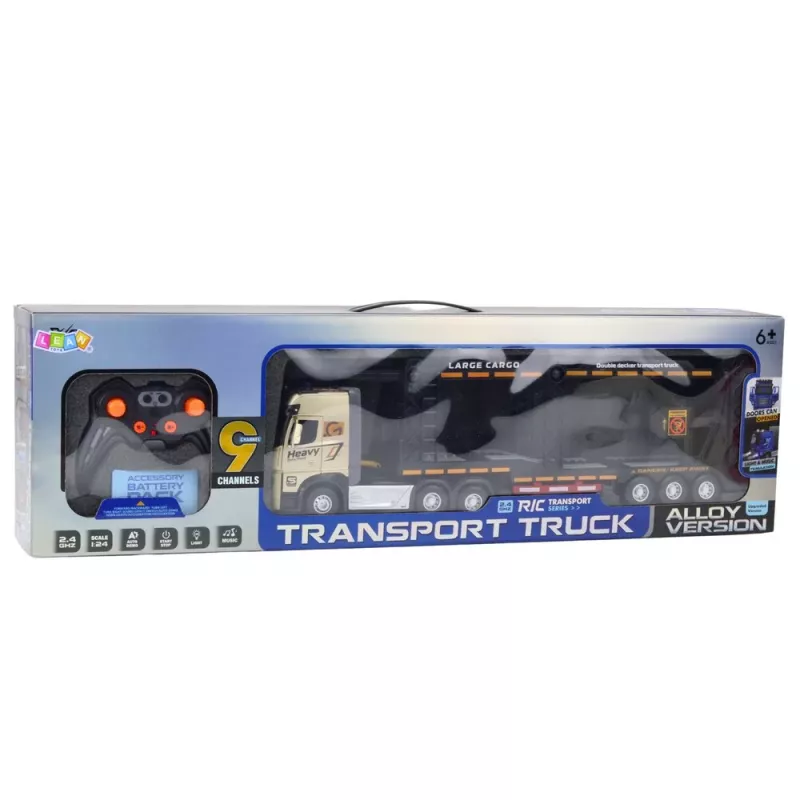 Camión grúa RC Lora Truck LEAN TOYS 1:24 2.4GHz con luz y sonido