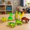 LEAN TOYS Magic Egg Dinosaurio que eclosiona en el agua huevo blanco 6,5 cm