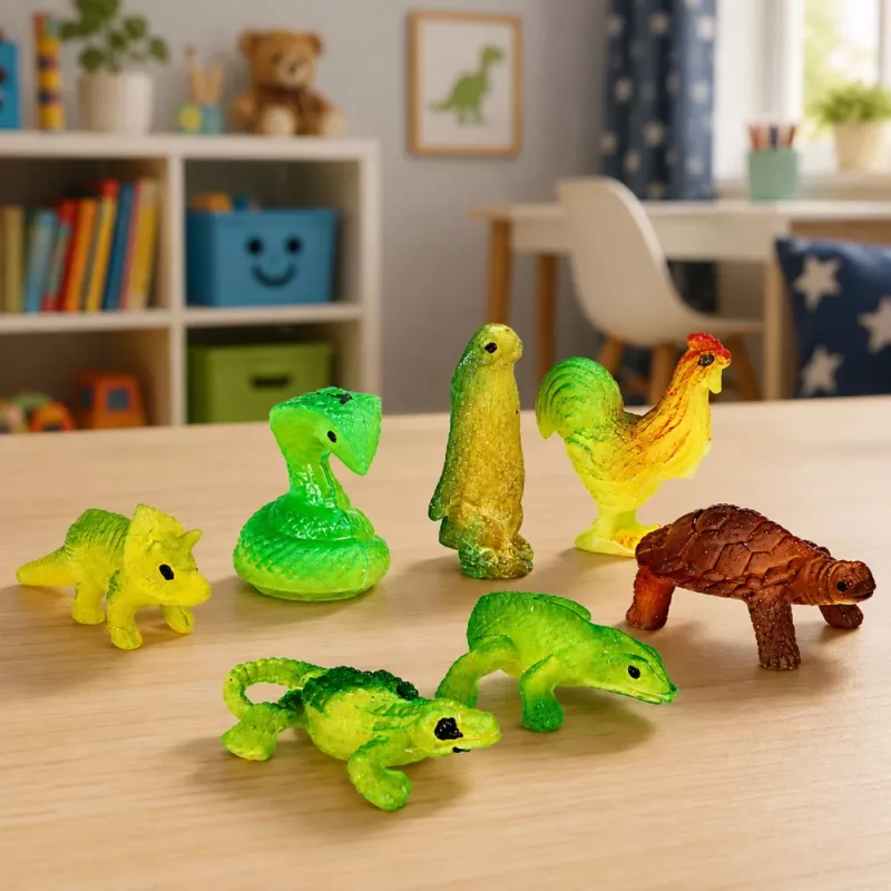 LEAN TOYS Magic Egg Dinosaurio que eclosiona en el agua huevo blanco 6,5 cm