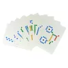 LEAN TOYS Tablero Magnético 100 Abalorios Amarillos