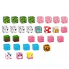 LEAN TOYS Bloques de construcción magnéticos Set de 50 piezas – Cubos 3D Pixel Unicornio, plástico ABS, juguete de construcción creativo
