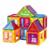 LEAN TOYS set de bloques magnéticos, 70 piezas – juguete educativo de construcción STEM con potentes imanes de neodimio, plástico ABS multicolor, seguro y duradero para niños a partir de 3 años