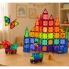 LEAN TOYS Bloques de construcción magnéticos Paneles 3D Creativo STEM Multicolor 100 piezas