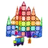 LEAN TOYS Bloques de construcción magnéticos Paneles 3D Creativo STEM Multicolor 100 piezas