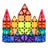 LEAN TOYS Bloques de construcción magnéticos 3D paneles creativos STEM multicolor 73 uds.